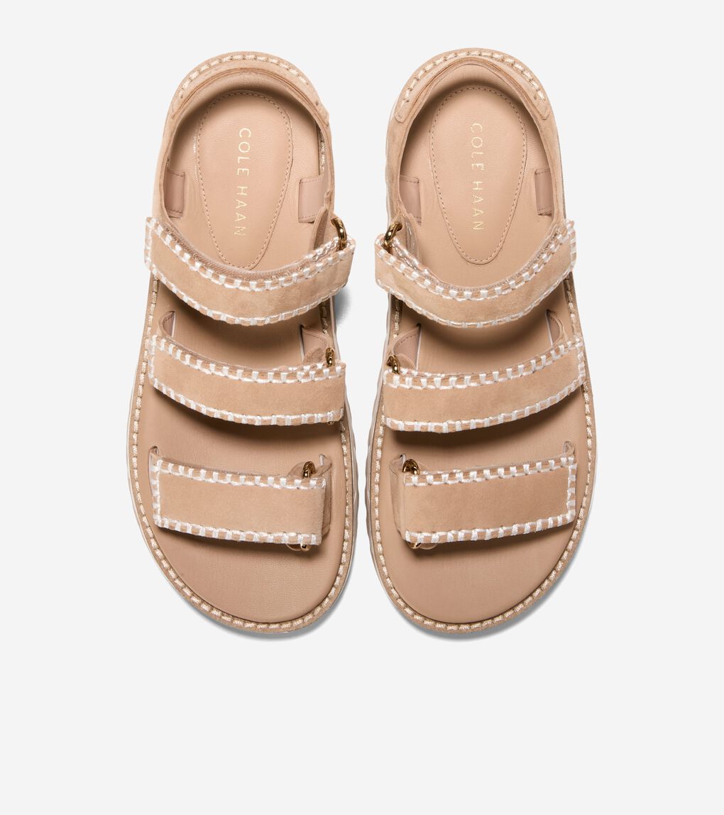 GRANDPRO DAYLIN WDG TRIPLE STRAP SANDALS